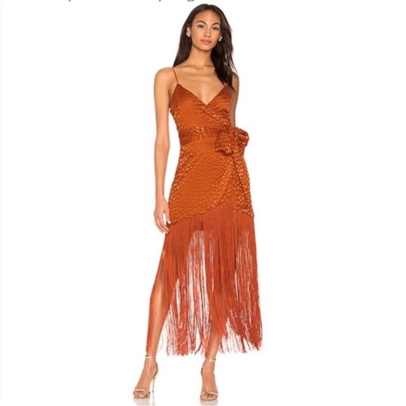 LPA Dresses & Skirts - LPA Orelia Dress in Rust